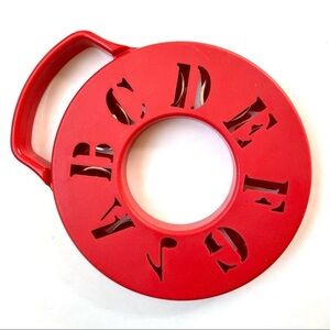 Red ABC Tambourine Musical Instrument Toy